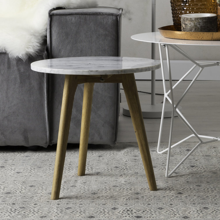 Zuiver White Stone Side Table Wayfair.co.uk